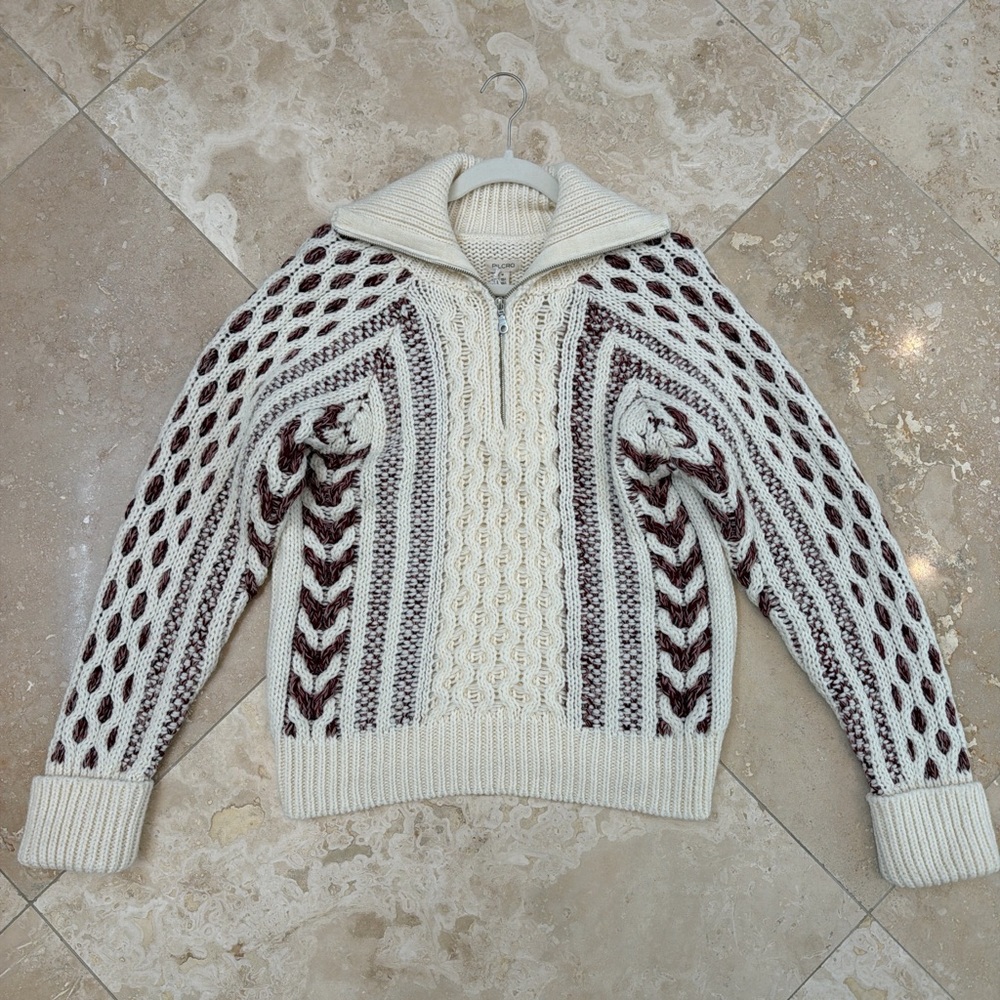 Pilcro Zip-Up Sweater